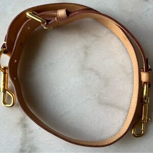 Louis Vuitton 25mm Vachetta Strap